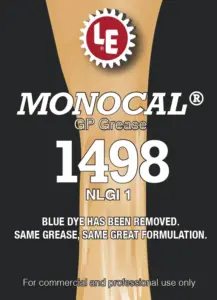 Monocal GP Grease 1498 product label