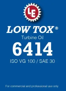 Low Tox Turbine Oil 6414 product label