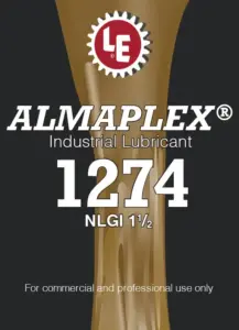 Almaplex Industrial Lubricant 1274 product label