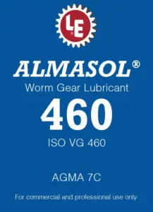 Almasol Worm Gear Lubricant 460 product label