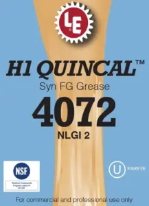H1 Quincal Syn FG Grease 4072 product label
