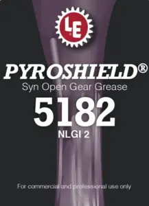 Pyroshield Syn Open Gear Grease 5182 product label