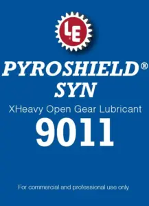 Pyroshield Syn XHvy Open Gear Lubricant 9011 product label
