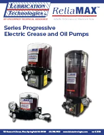 Series Progressive ReliaMAX electric grease and oil pumps
