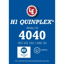 H1 Quinplex White Oil 4040 label