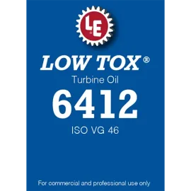 Low Tox Turbine Oil 6412 label
