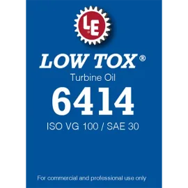 Low Tox Turbine Oil 6414 label