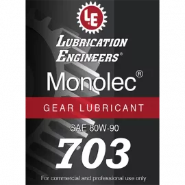 Monolec Gear Lubricant 703 product label