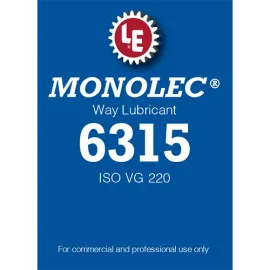 Monolec Way Lubricant 6315 product label