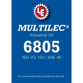 Multilec Industrial Oil 6805 product label
