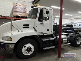 ReliaMAX™ Automatic Lubrication System installation on Mack Tri Axle Tractor