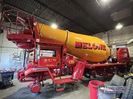 ReliaMAX™ Automatic Lubrication System installation on Oshkosh® S-Series™ Front Discharge Mixer