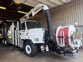 Super Products Camel 1200 vacuum truck outfitted with ReliaMAX automatic lubrication system