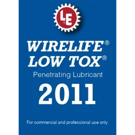 WIRELIFE® Low Tox® Penetrating Lubricant 2011 product label